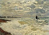 Claude Monet The Sea at Saint Adresse painting